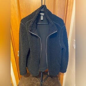 H&M Black Sherpa Lightweight Men’s Jacket